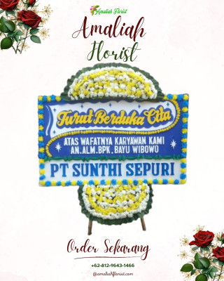 Papan Bunga Duka di Sukamekar