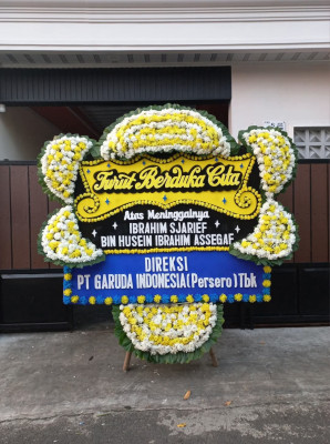 Papan Bunga Duka di Sukamekar
