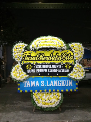 Papan Bunga Duka di Sukamekar