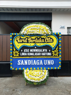 Papan Bunga Duka di Sukamekar